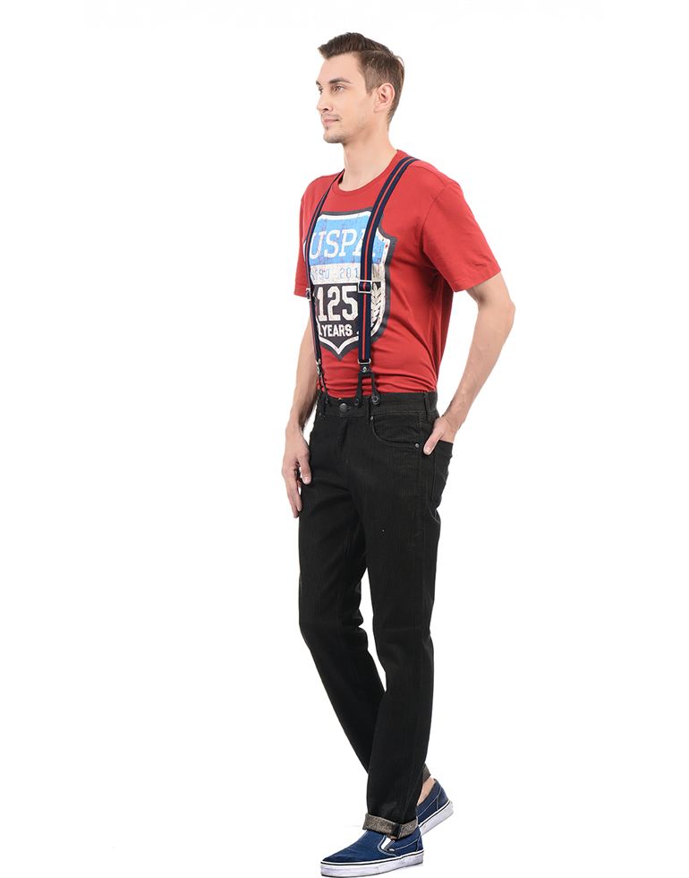 U.S. Polo Assn. Men Casual Wear Solid Jeans
